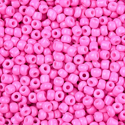 8/0 3mm Baking Paint Glass Seed Beads Loose Spacer Beads X-SEED-S002-K2-1