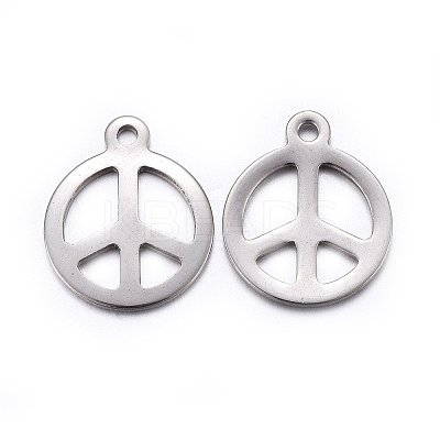 Tarnish Resistant 201 Stainless Steel Pendants LS-X-STAS-O110-05P-1