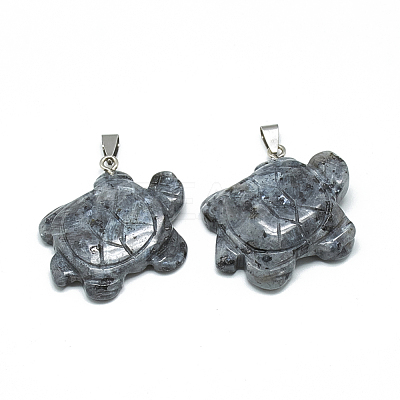 Natural Labradorite Pendants G-T091-10-1