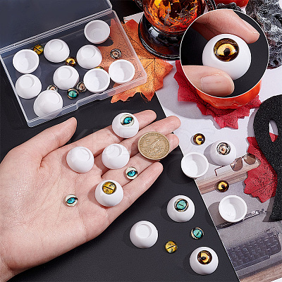 Plastic Doll Eyes DIY-PH0009-45-1