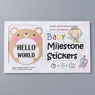 Baby Skill Milestone Stickers LS-DIY-H127-B02-1