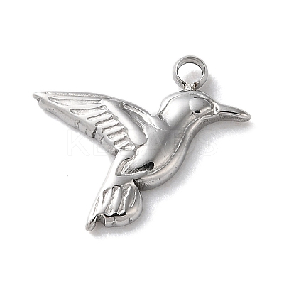 304 Stainless Steel Pendants STAS-L022-553P-1