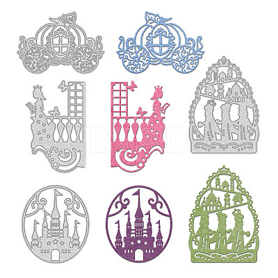 Fairy Tale Carbon Steel Cutting Dies Stencils DIY-DM0001-023-1