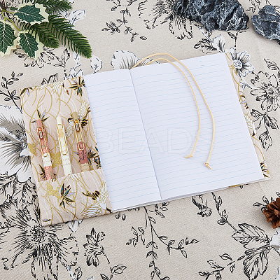 Crane Pattern Cloth Book Covers AJEW-WH0166-54A-1