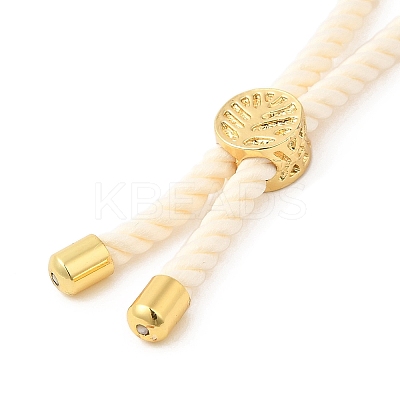 Twisted Nylon Cord Silder Bracelets LS-DIY-B066-03G-20-1