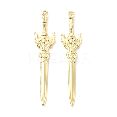 Rack Plating Alloy Big Pendants X-PALLOY-E025-05G-1