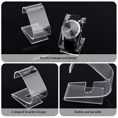 Acrylic Watch Display Stands ODIS-WH0086-130-1
