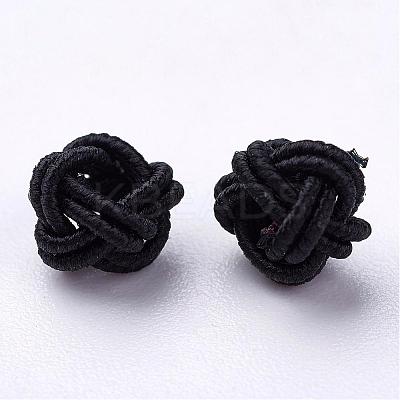 Polyester Weave Beads WOVE-N002-05-1