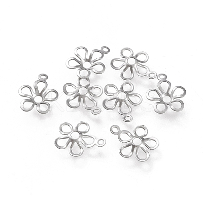 Non-Tarnish 304 Stainless Steel Pendant Open Back Cabochon Settings STAS-K194-19P-01-1