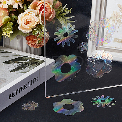 PVC Waterproof Shopwindow Decorative Sticker DIY-WH20007-17J-1