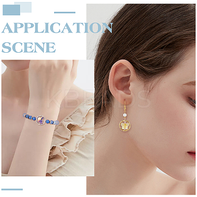 80Pcs 2 Colors Alloy Linking Rings FIND-SC0008-50-1