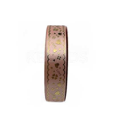 48 Yards Gold Stamping Polyester Ribbon PW-WG34351-01-1