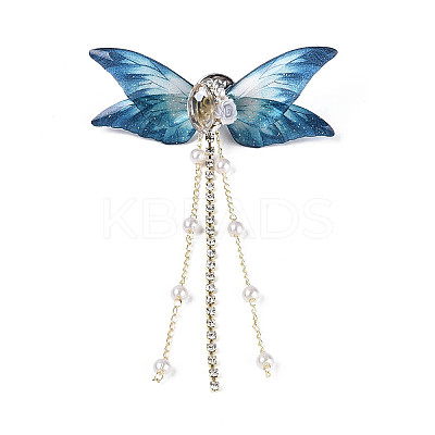 Butterfly Epoxy Resin Pins JEWB-N010-01-1