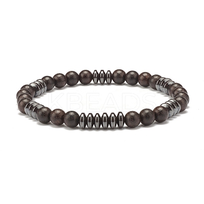 Beads Stretch Bracelets Set BJEW-JB07342-1