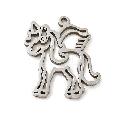 Non-Tarnish 201 Stainless Steel Pendants FIND-Z009-09P-1