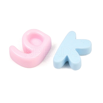 Opaque Resin Cabochons RESI-G124-02-1