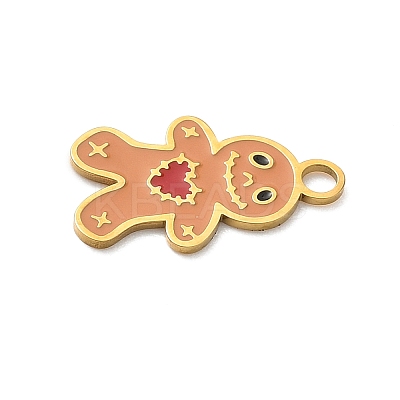 304 Stainless Steel Enamel Halloween Theme Pendants STAS-Z164-03G-05-1