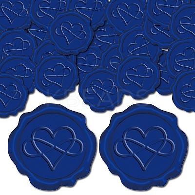25Pcs Adhesive Wax Seal Stickers DIY-CP0009-11B-05-1