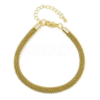 4.5MM Round Nylon Milan Cord Bracelet Making BJEW-I245-01G-31-1
