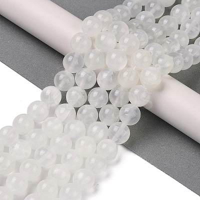 Natural Green Jade Beads Strands G-Q162-A01-E01-05-1