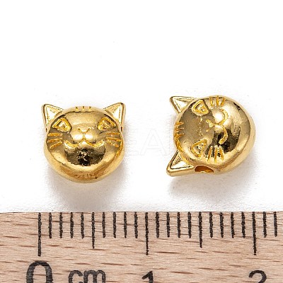 Tibetan Style Alloy Kitten Beads X-TIBEP-GC178-G-RS-1