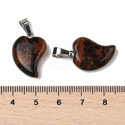 Natural & Synthetic Mixed Gemstone Pendants G-B127-11P-1