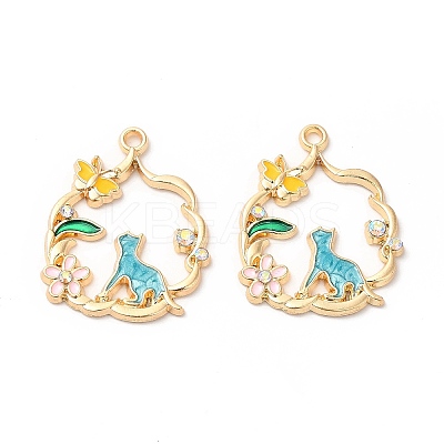 Alloy Enamel Pendants LS-ENAM-C005-27G-03-1