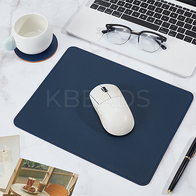 3Pcs Cork & Leather Mouse Pad AJEW-OC0014-75B-1