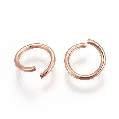 304 Stainless Steel Open Jump Rings STAS-F189-A-1