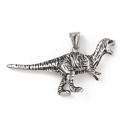 304 Stainless Steel Big Pendants STAS-A083-17AS-1