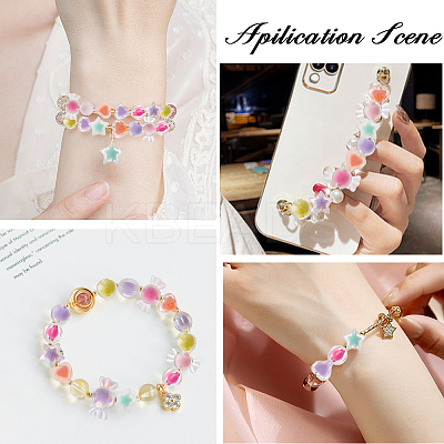 Transparent Acrylic Beads TACR-PH0001-67-1