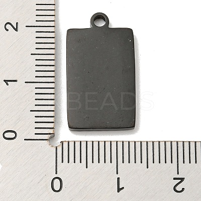 Ion Plating(IP) 304 Stainless Steel Pendants STAS-D025-06B-02-1