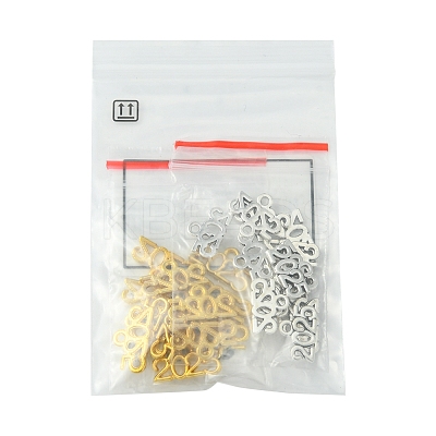 28Pcs 2 Styles Rack Plating Alloy Pendants FIND-FS0003-49-1
