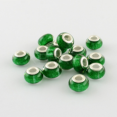 Large Hole Resin European Beads OPDL-R118-08B-1