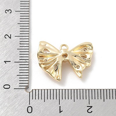 Brass Micro Pave Cubic Zirconia Pendants KK-D283-03G-1