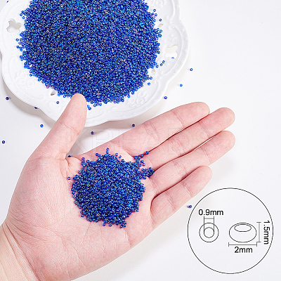 FGB 12/0 Round Glass Seed Beads SEED-OL0001-05-03-1