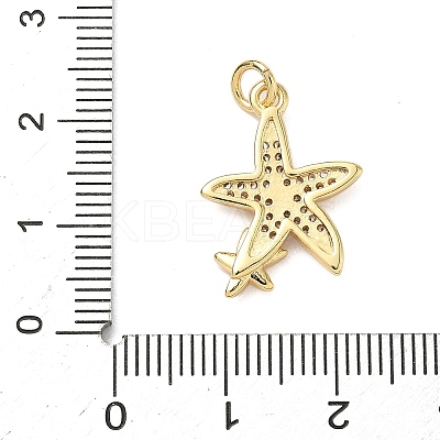 Brass Micro Pave Cubic Zirconia Pendants KK-D426-25B-G-1