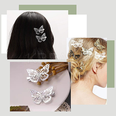 12Pcs 2 Styles Iron Alligator Hair Clips for Women Girls PHAR-SP0001-28B-1