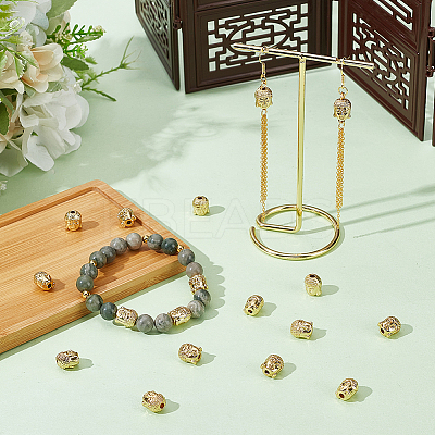 18Pcs Alloy Bead PALLOY-BC0001-14-1