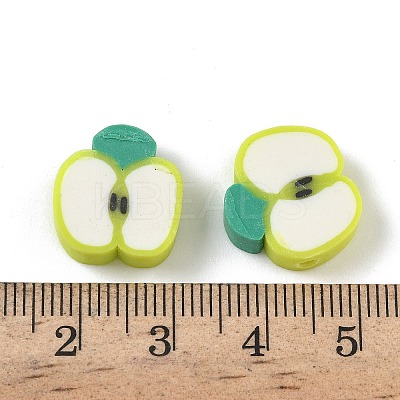 Fruit & Vegetable Theme Handmade Polymer Clay Beads CLAY-F006-02P-1