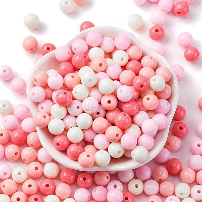 Opaque Acrylic Beads SACR-Q004-02C-1