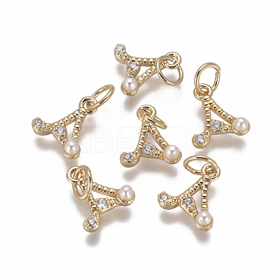 Brass Charms KK-L179-08A-G-1