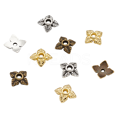 Alloy Tibetan Style Bead Caps TIBEB-TA0001-09-1