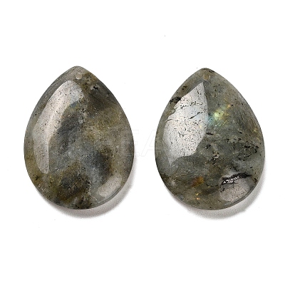 Natural Labradorite Pendants G-Z088-02K-1