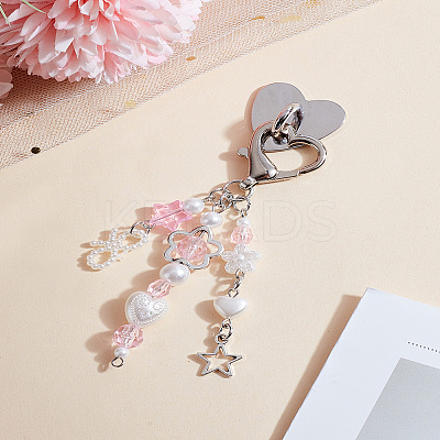 Acrylic Pendant Decorations AJEW-LP0006-17-1