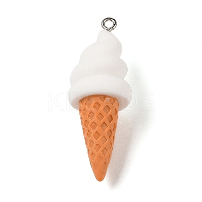 Opaque Resin Imitation Food Pendants RESI-S399-03A-1