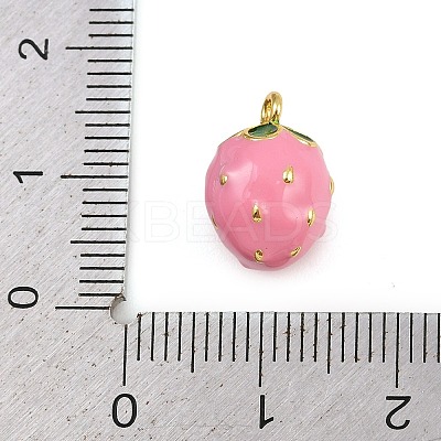 Brass Enamel Charms KK-I352-09G-01-1