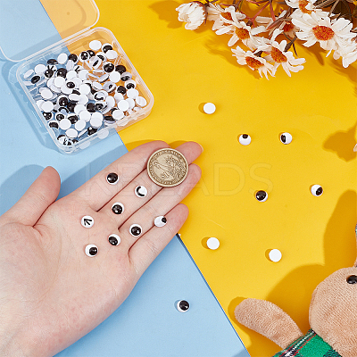 144Pcs 24 Style Glass Doll Craft Eyes Cabochons DIY-OC0011-83A-1