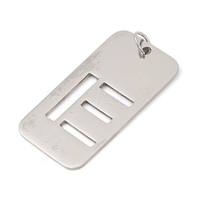 304 Stainless Steel Pendants LS-STAS-M115-01P-E-1