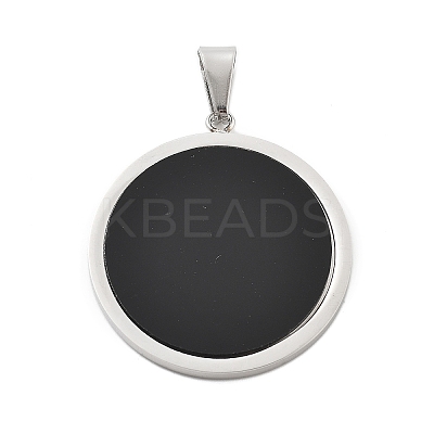 304 Stainless Steel Pendants STAS-F313-07P-1